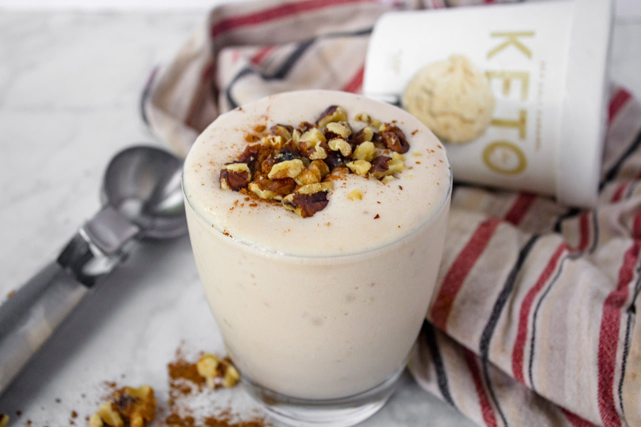 Keto Caramel Apple Pie Smoothie