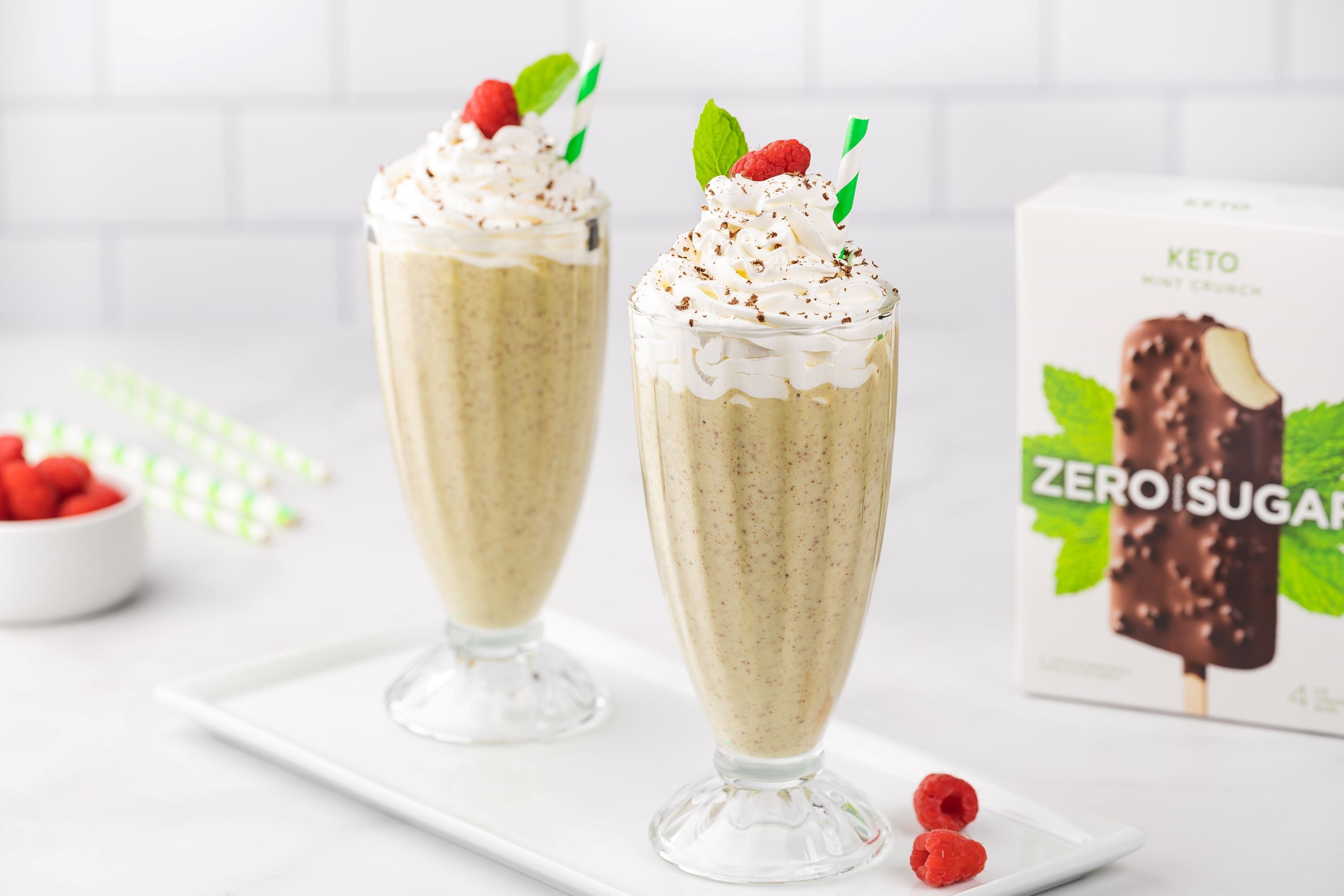 Zero Added Sugar Shamrock Shake