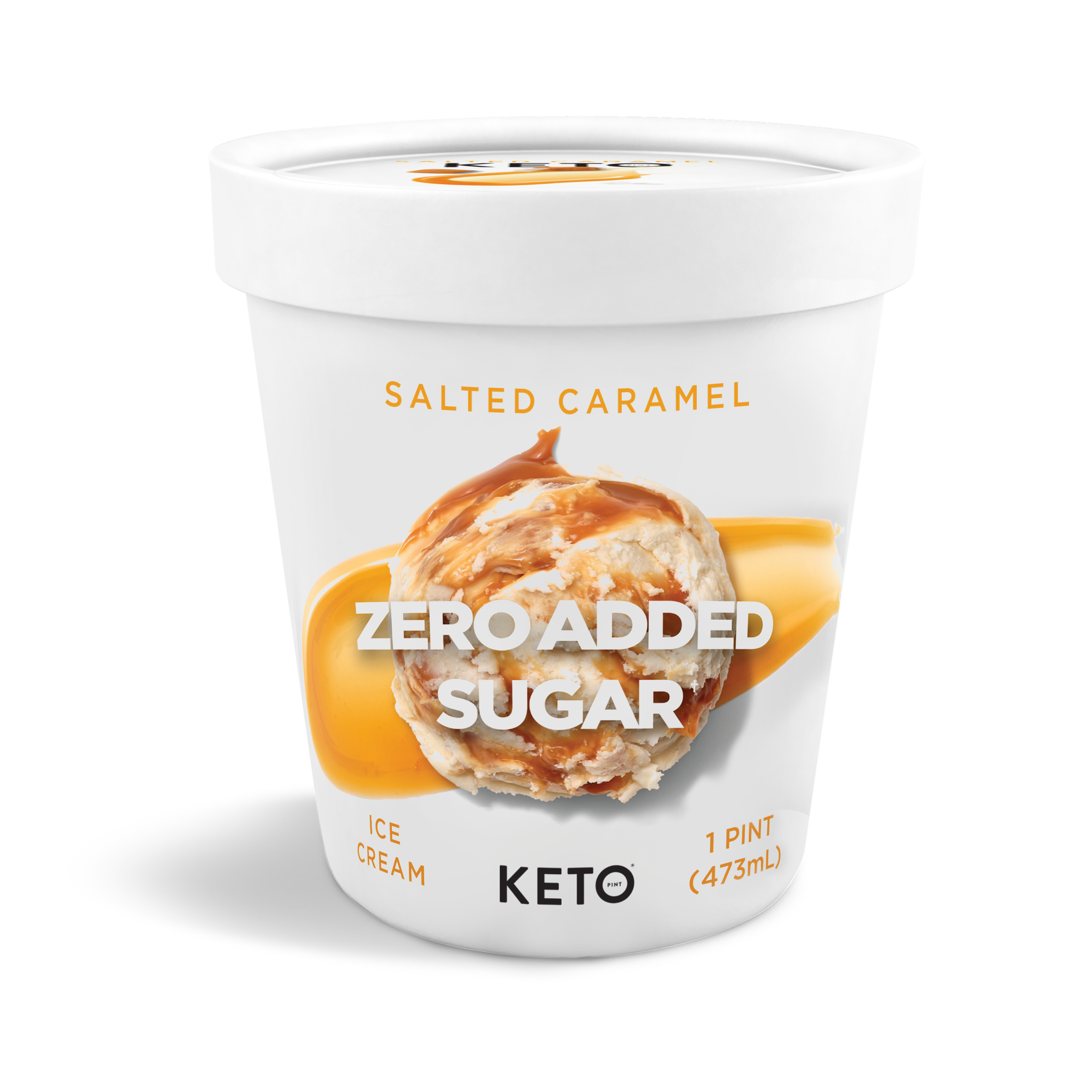 Keto Pint Ice Cream Salted Caramel - Main Image