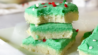 Keto No-Bake Sugar Cookie Bars