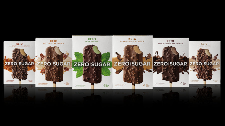 Keto Pint Zero Sugar Added Ice Cream Bars
