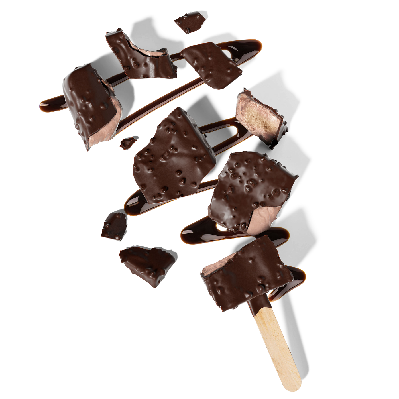 Zero Added Sugar Ice Cream Bars - Triple Chocolate Crunch