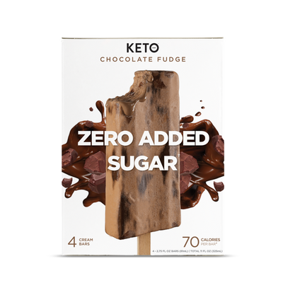 Zero Added Sugar Cream Bars - Chocolate Fudge