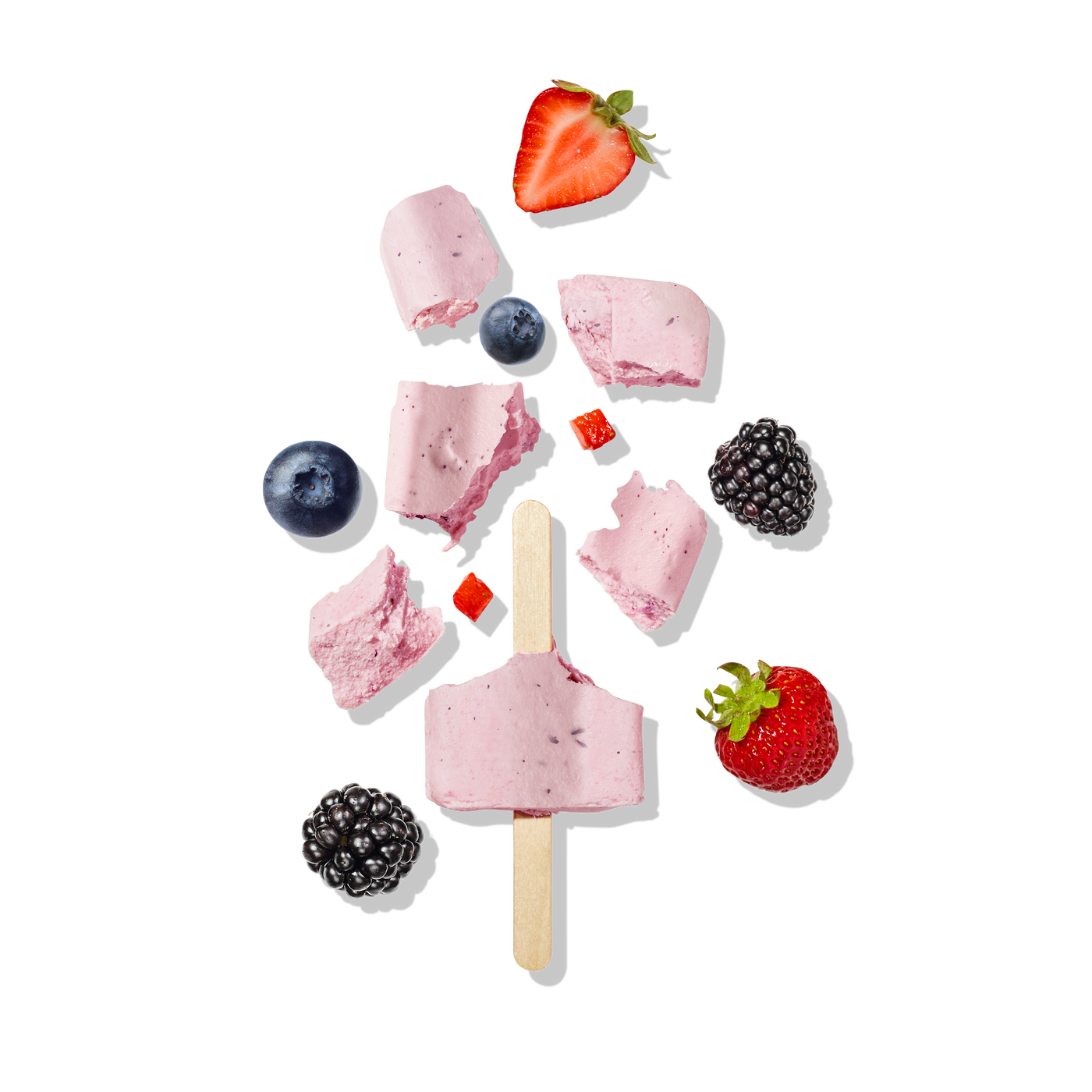 Zero Added Sugar Cream Bars - Triple Berry